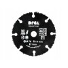 Disc Diamantat Drel 76mm x 10mm, Taiere Uscata Lemn, 20000 RPM, Mini, Segmentat