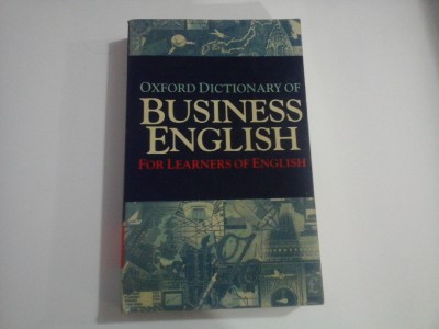 OXFORD DICTIONARY OF BUSINESS ENGLISH FOR LEARNERS OF ENGLISH - ALLENE TUCK, MICHAEL ASHBY foto