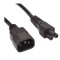 Cablu adaptor alimentare 0.2m IEC320-C14 TATA - IEC320-C5 mama