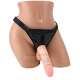 Dildouri strap-on - Doc Johnson Vac-U-Lock Ham si Penis cu Forma Naturala 16cm