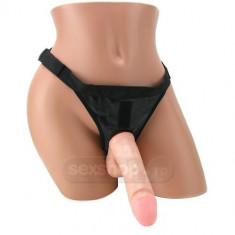 Dildouri strap-on - Doc Johnson Vac-U-Lock Ham si Penis cu Forma Naturala 16cm foto