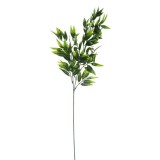 Ramura bambus decorativa artificial,plastic,verde,74 cm