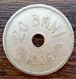 (MR15) MONEDA ROMANIA - 20 BANI 1906 J, REGALISTA, CAROL I