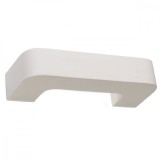 Lampă De Perete Magnet Alb Ceramic 1 Bec Dreptunghiular Modern De Interior