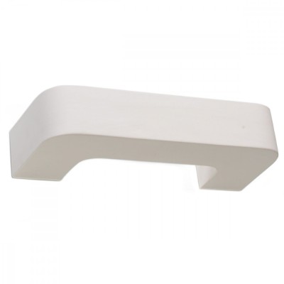 Lampă De Perete Magnet Alb Ceramic 1 Bec Dreptunghiular Modern De Interior foto