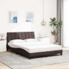 VidaXL Cadru de pat fără saltea, maro &icirc;nchis, 120x200 cm, textil 3310450