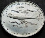Moneda 10 LIRE - VATICAN, anul 1977 * cod 4753 - Papa Paul VI-lea = UNC, Europa