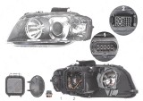 Far Audi A3 (8p), 05.2003-04.2008, fata, Stanga, xenon; D2S+H7; electric; fara unitate control; fara ballast; fara bec/-uri; cu motor, DEPO