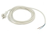 Cablu Alimentare 5m Alb 16A 250V
