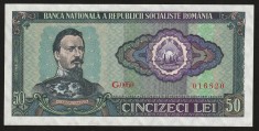 Romania, 50 lei 1966_UNC_serie G.0050 - 016820 foto