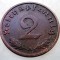 B.001 GERMANIA 2 REICHSPFENNIG 1937 A