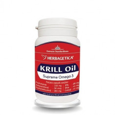 Krill Oil Supreme Omega 3 30cps Herbagetica foto