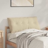 vidaXL Perna pentru spate Crem 100 x 50 cm Țesătură din microfibră 42014777