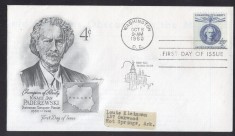 United States 1960 Jan Paderewski FDC K.592