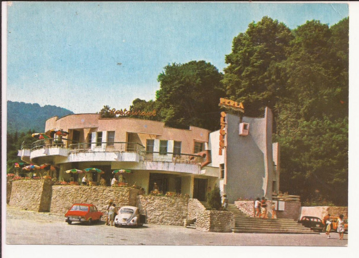 Carte Postala veche - Caciulata - Restaurantul Perla Oltului 1977, necirculata