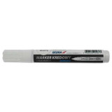 Marker cu creta, pentru lemn, sticla, plastic, alb, 4.5 mm, Dedra GartenVIP DiyLine