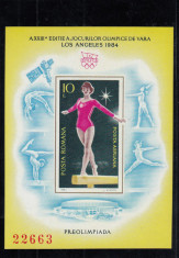 1984 LP 1101 JOCURILE OLIMPICE DE VARA LOS ANGELES COLITA NEDANTELATA MNH foto