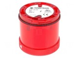 Semnalizator luminos cu xenon roșu 24VDC IP65