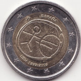 Moneda Spania - 2 Euro 2009 - A 10-a aniversare a Uniunii Monetare Europene