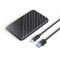 Rack Orico 25PW1-C3-BK USB3.2 2.5 inch conector USB Type-C 130x80x15mm negru