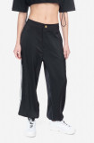 Adidas Originals pantaloni Balloon Pant femei, culoarea negru, cu imprimeu IC2149-black