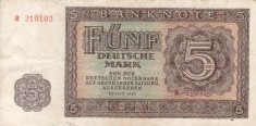 GERMANIA 5 mark 1948 VF+!!! foto