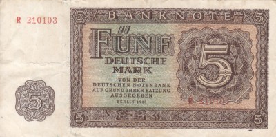 GERMANIA 5 mark 1948 VF+!!! foto