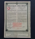 Obligatiune 100 franci 1934 , imprumutul de consolidare , actiuni , titlu