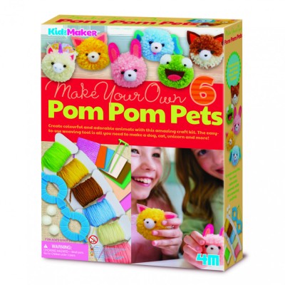 Set creativ DIY - Animalute pom pom foto