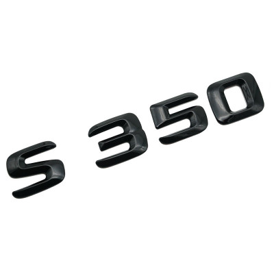 Emblema S 350 Negru, pentru spate portbagaj Mercedes foto