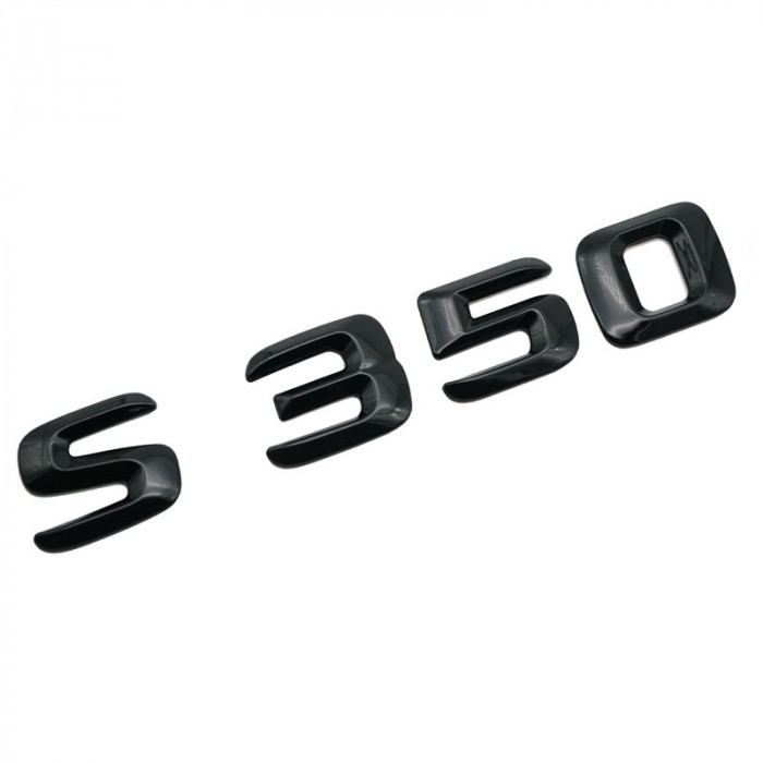 Emblema S 350 Negru, pentru spate portbagaj Mercedes