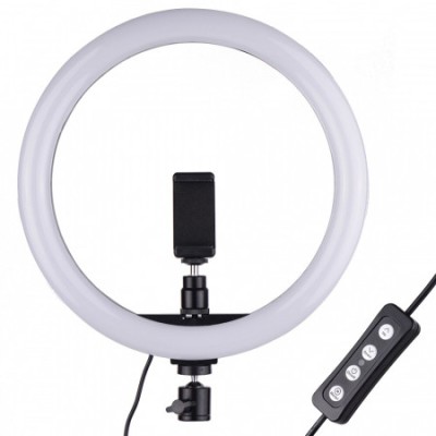 Lampa circulara LED 30 cm diametru, fara trepied foto