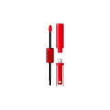 Ruj de buze lichid, NYX, Shine Loud, 34 Rebel In Red Serrano, 3.4 ml