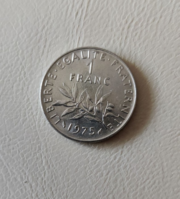 Franța - 1 franc (1975) monedă s346