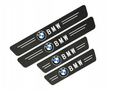 Autocolante de protecție a pragurilor de ușă BMW Carbon foto