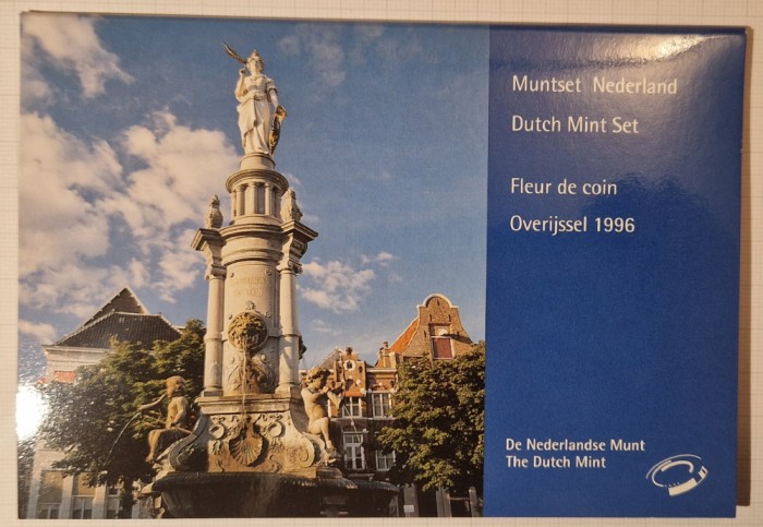 Set Monede Olanda Netherlands 1996, 6 monede si un jeton