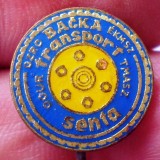 I.197 SERBIA JUGOSLAVIA YUGOSLAVIA INSIGNA STICKPIN BAČKA TRANSPORT SENTA 15mm, Europa