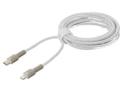 Cablu USB 2.0 High Speed Apple Lightning și USB C foto