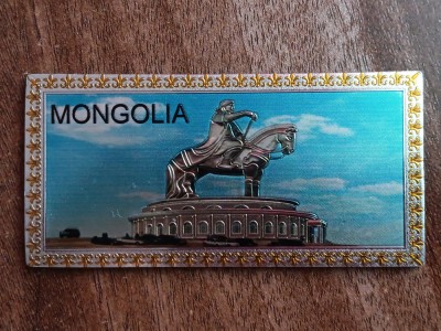 D5 - Magnet frigider - Tematica turism - Mongolia 1 foto