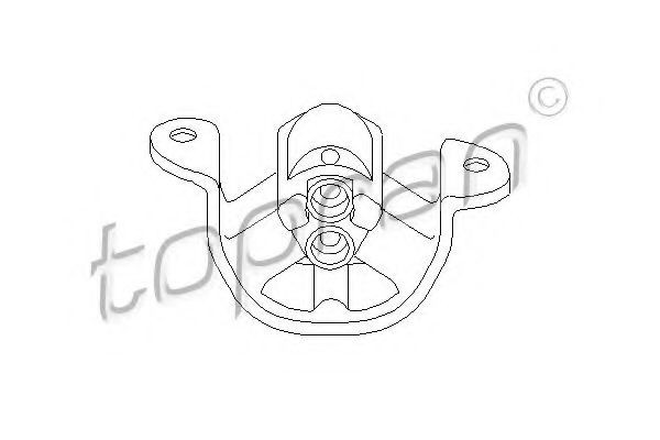 Suport motor OPEL ASTRA F Hatchback (53, 54, 58, 59) (1991 - 1998) TOPRAN 201 389