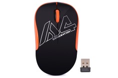 MOUSE A4tech, PC sau NB, wireless, 2.4GHz, optic, 1000 dpi, butoane/scroll 3/1, , negru / portocaliu, 45507104 &quot;G3-300N-BO&quot; (timbru verde 0.18 lei)
