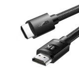 CABLU video Ugreen, &quot;HD119&quot; HDMI (T) la HDMI (T), rezolutie maxima 4K UHD (3840 x 2160) la 60 Hz, braided, 3m, negru &quot;40102&quot; (timbru verde 0.8 lei) -