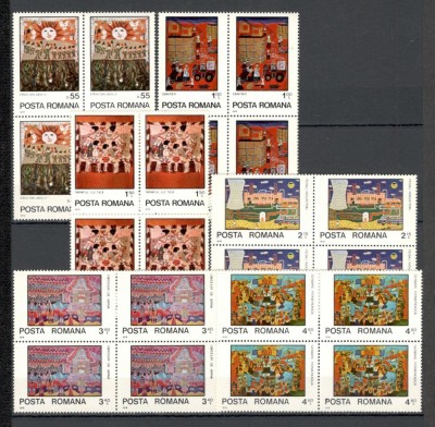 Romania.1979 Anul international al copilului-Desene de copii bloc 4 YR.663 foto