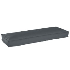 vidaXL Pernă pentru bancă din paleți Antracit 120 x 40 x 8 cm 42001638