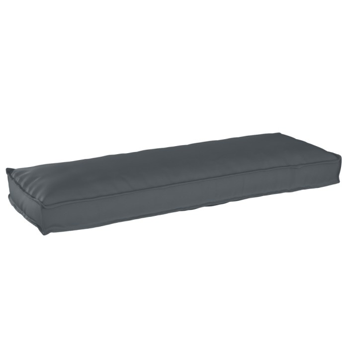 vidaXL Pernă pentru bancă din paleți Antracit 120 x 40 x 8 cm 42001638