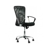 Scaun birou mesh OFF 622, inaltime reglabila, cadru cromat, brate polipropilena, 110 kg