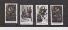 4 marci postale nestampilate Sherlock Holmes, Nestampilat