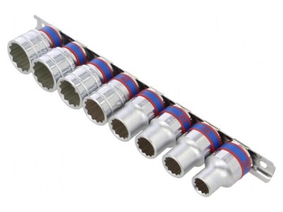 Set Chei Tubulare 12-Puncte 1/2&amp;quot; 8 Buc. foto