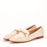 Cumpara ieftin Mocasini bej cu perle Meredith M2
