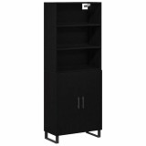 vidaXL &Icirc;nălțător Stejar Negru 69.5x34x180 cm Lemn &Icirc;ndelungat
